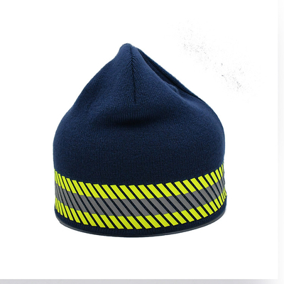 58CM Unisex πλεκτά καπέλα σε μπλε πράσινο χρώμα Custom