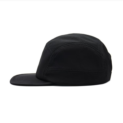 Προσαρμοσμένο 5 Panel Camper Hat Πέντε Panel Flat Bill Snap Back Snapback Πολυεστέρα Cap