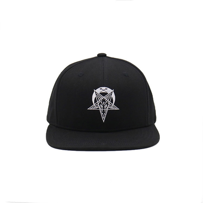 Κλασικό στυλ χονδρικό υψηλής ποιότητας Custom Embroidery Logo 6 Panel Hip Hop Flat Brim Snapback cap