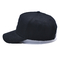 Προσαρμοσμένο 5 Panel Baseball Cap Cotton Twill Sports Μαύρο Καπέλο Πατέρα 3D Εμβόλιο Logo
