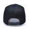 Προσαρμοσμένο 5 Panel Baseball Cap Cotton Twill Sports Μαύρο Καπέλο Πατέρα 3D Εμβόλιο Logo
