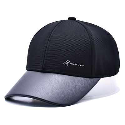 Διαρθρωμένο 6 Panel Baseball Cap με 2 Eyelets και χρώμα Προσαρμόσιμη γραμμή ραφής