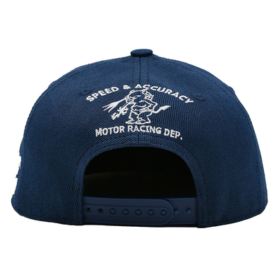 Τρισδιάστατα κεντημένα Snapback βαμβακιού επίπεδα καπέλα του Μπιλ Gorras για τα άτομα