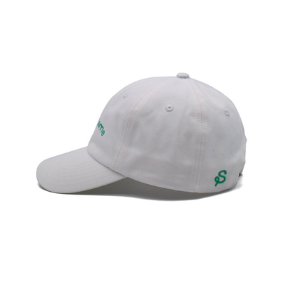 Έμβιτρισμένο λογότυπο 6 Πίνακας Baseball Cap με ρυθμιζόμενο ιμάντα και βαμβακερό ύφασμα