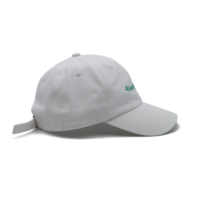 Έμβιτρισμένο λογότυπο 6 Πίνακας Baseball Cap με ρυθμιζόμενο ιμάντα και βαμβακερό ύφασμα