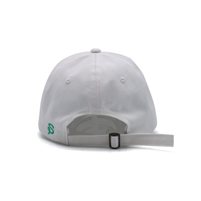 Έμβιτρισμένο λογότυπο 6 Πίνακας Baseball Cap με ρυθμιζόμενο ιμάντα και βαμβακερό ύφασμα