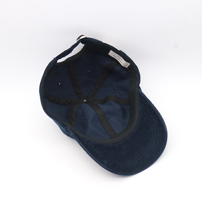 6 Πίνακας Baseball Cap με ισχυρές ραφές δομημένο μπροστινό πάνελ και καμπυλωτή οπτική γωνία
