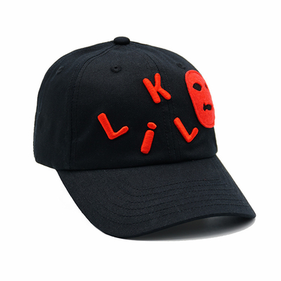 Προφίλ Μη κατασκευασμένο 6 Panel Baseball Cap με προσαρμόσιμο χρώμα και ενισχυμένες ραφές
