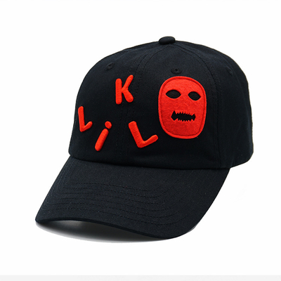 Προφίλ Μη κατασκευασμένο 6 Panel Baseball Cap με προσαρμόσιμο χρώμα και ενισχυμένες ραφές