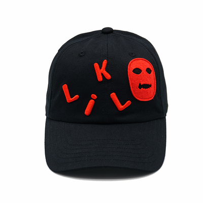 Προφίλ Μη κατασκευασμένο 6 Panel Baseball Cap με προσαρμόσιμο χρώμα και ενισχυμένες ραφές