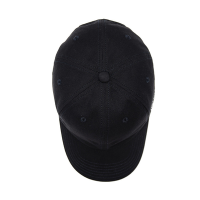 Μη δομημένο 6 Πίνακας Baseball Cap με καμπύλη οπτική επιφάνεια Προσαρμόστε το χρώμα Κατασκευασμένο μπροστινό πάνελ