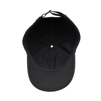 Μη δομημένο 6 Πίνακας Baseball Cap με καμπύλη οπτική επιφάνεια Προσαρμόστε το χρώμα Κατασκευασμένο μπροστινό πάνελ