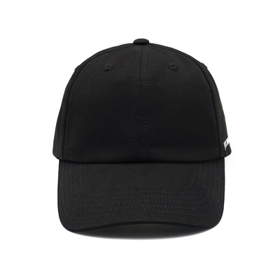 Μη δομημένο 6 Πίνακας Baseball Cap με καμπύλη οπτική επιφάνεια Προσαρμόστε το χρώμα Κατασκευασμένο μπροστινό πάνελ