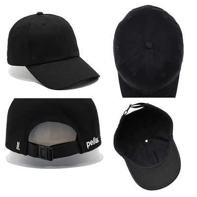 Μη δομημένο 6 Πίνακας Baseball Cap με καμπύλη οπτική επιφάνεια Προσαρμόστε το χρώμα Κατασκευασμένο μπροστινό πάνελ