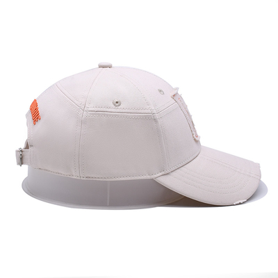 Προσαρμοσμένο Full Seasons Baseball Cap Factory Λευκό Baseball Cap με λεπτομερή χειροτεχνία