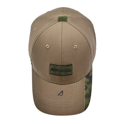 Ρυθμίσιμο ιμάντα Velcro 6 Πίνακας Baseball Cap με καμπυλωτή οπτική επιφάνεια και 6 Eyelets