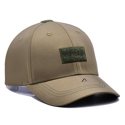 Ρυθμίσιμο ιμάντα Velcro 6 Πίνακας Baseball Cap με καμπυλωτή οπτική επιφάνεια και 6 Eyelets