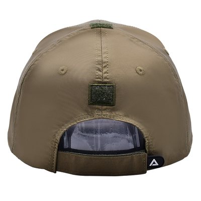 Ρυθμίσιμο ιμάντα Velcro 6 Πίνακας Baseball Cap με καμπυλωτή οπτική επιφάνεια και 6 Eyelets