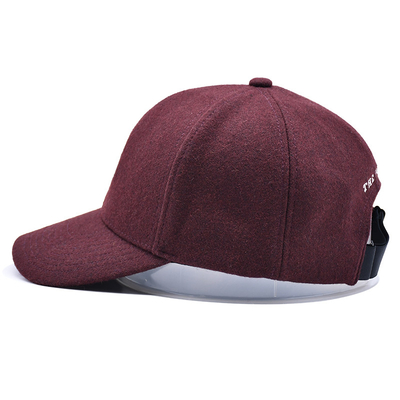 Υψηλό προφίλ 6 Πίνακας Baseball Cap με ρυθμιζόμενο κλείσιμο ιμάντα και βαμβακερό Sweatband
