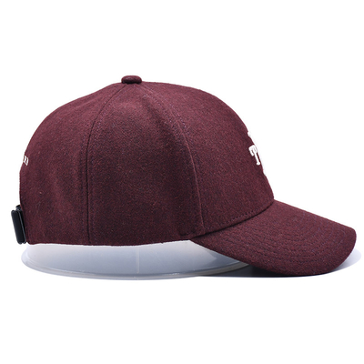 Υψηλό προφίλ 6 Πίνακας Baseball Cap με ρυθμιζόμενο κλείσιμο ιμάντα και βαμβακερό Sweatband