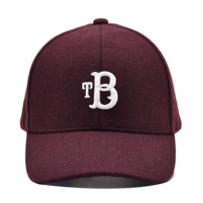 Υψηλό προφίλ 6 Πίνακας Baseball Cap με ρυθμιζόμενο κλείσιμο ιμάντα και βαμβακερό Sweatband