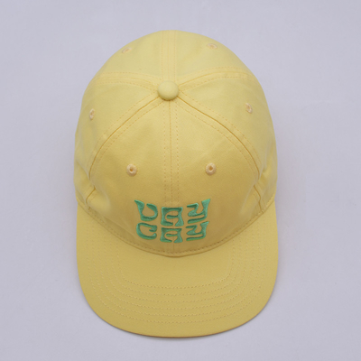 Σημαντική υψηλή αντοχή επίπεδη άκρη Snapback καπέλα σε μαύρο ένα μέγεθος ταιριάζει σε όλα