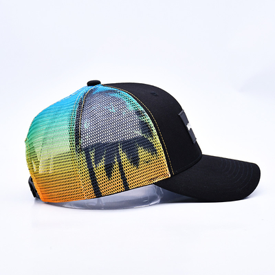 Υψηλής απόδοσης 6 Panel Trucker Cap για ενεργό τρόπο ζωής προσφορά προμήθειας προσαρμοσμένη