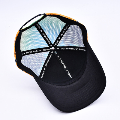 Υψηλής απόδοσης 6 Panel Trucker Cap για ενεργό τρόπο ζωής προσφορά προμήθειας προσαρμοσμένη