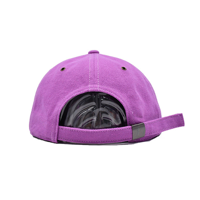 Προσαρμοσμένο ροζ 6 Panel Snapback Cap με επίπεδο οπτικό και 3D Embroidery Logo