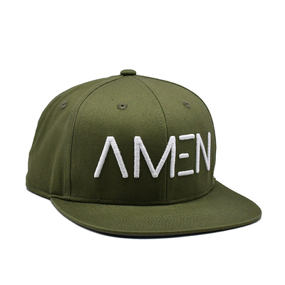 Προσαρμοσμένο λογότυπο κεντημένο καπέλο Snapback με ελαφρύ βαμβάκι