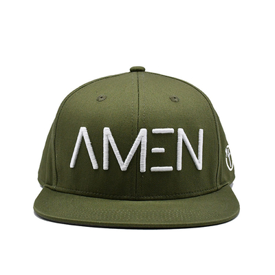 Προσαρμοσμένο λογότυπο κεντημένο καπέλο Snapback με ελαφρύ βαμβάκι