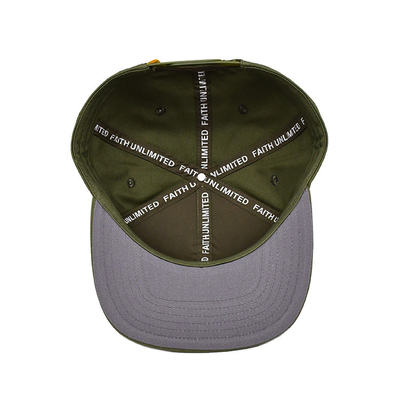 Προσαρμοσμένο λογότυπο κεντημένο καπέλο Snapback με ελαφρύ βαμβάκι