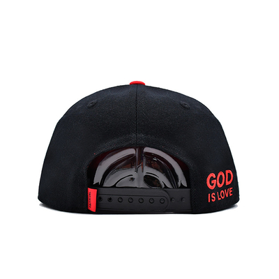 Καπέλο Snapback σε ρυθμιζόμενα μεγέθη με 3D κεντήματα λογότυπο και εσωτερική ταινία εκτύπωσης υφαντική ετικέτα