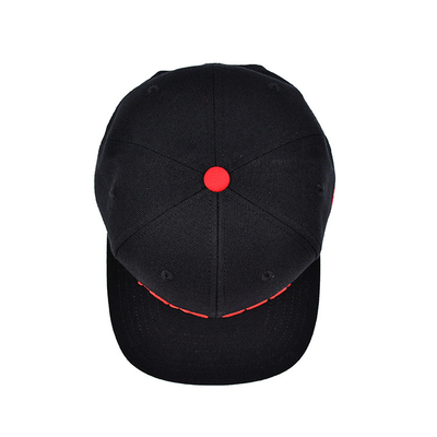 Καπέλο Snapback σε ρυθμιζόμενα μεγέθη με 3D κεντήματα λογότυπο και εσωτερική ταινία εκτύπωσης υφαντική ετικέτα