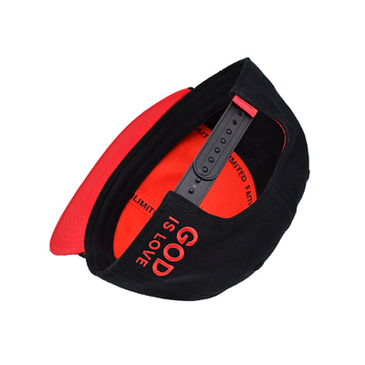 Καπέλο Snapback σε ρυθμιζόμενα μεγέθη με 3D κεντήματα λογότυπο και εσωτερική ταινία εκτύπωσης υφαντική ετικέτα