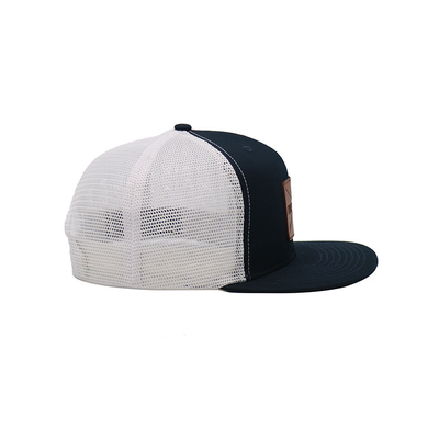 Προσαρμοσμένα κεντημένα μάτια 6 Πίνακας Trucker Cap με προ καμπυλωμένο οπτικό