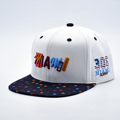 Νέα μόδα Hip Hop Outdoor Sport 3d Puff Snapback Cap Έμβρυο Λογότυπο Custom Υψηλής Ποιότητας Άνδρες Γυναίκες Flat Brim Snapback