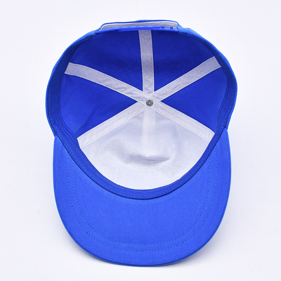 Υψηλής ποιότητας εκτυπωμένα καπέλα snapback μπλε χωρίς δομή 5 πάνελ επίπεδα άκρα εξωτερικά μαλακά καπέλα hip hop για άνδρες