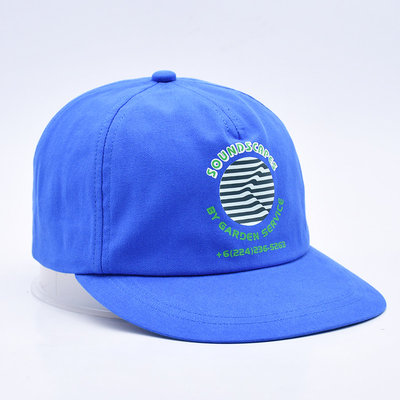 Υψηλής ποιότητας εκτυπωμένα καπέλα snapback μπλε χωρίς δομή 5 πάνελ επίπεδα άκρα εξωτερικά μαλακά καπέλα hip hop για άνδρες