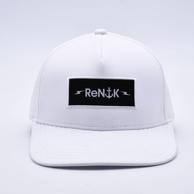 Πανιαία πώληση 5 πίνακες Flat Bill Snapback Hat Custom OEM Logo Snapback Cap για άνδρες