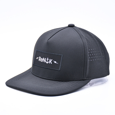 Πανιαία πώληση 5 πίνακες Flat Bill Snapback Hat Custom OEM Logo Snapback Cap για άνδρες