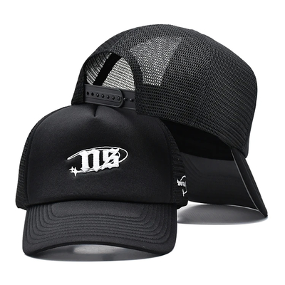 Προσαρμοσμένο 5 Panel Mesh Trucker Cap Unisex κενό Plain Trucker Cap