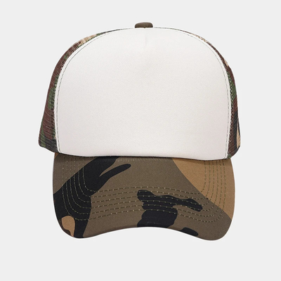 Προσαρμοσμένο 5 Panel Mesh Trucker Cap Unisex κενό Plain Trucker Cap