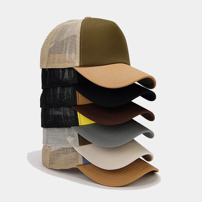 OEM υψηλής ποιότητας Wholesale Mesh Trucker Cap 5 Panel Plain Back Trucker Hat Custom Gorras Mesh Καπέλα