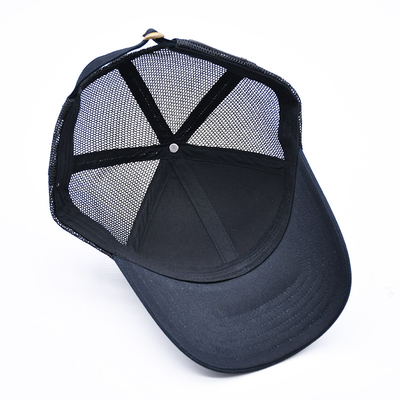 Μαύρο 6 πίνακα Mesh Trucker Hat Glitter Trucker Cap Υψηλής ποιότητας Fashion Sequins Βένδυμα Trucker Καπέλα