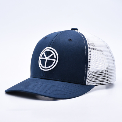 BSCI Oem Custom Logo Βυθωμένο Richardson Trucker Hat Mesh Snap Back Gorras 6 Πίνακας Trucker Cap