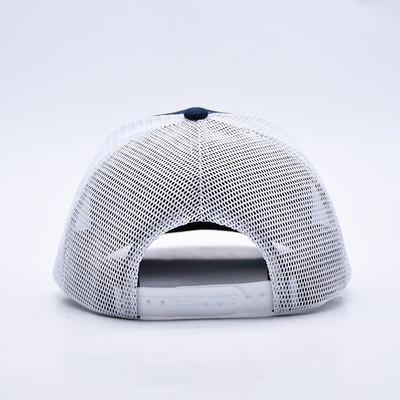 BSCI Oem Custom Logo Βυθωμένο Richardson Trucker Hat Mesh Snap Back Gorras 6 Πίνακας Trucker Cap