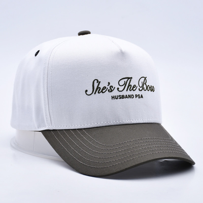 Unisex δύο τόνων καπέλο μπέιζμπολ καπέλο Custom Gorras κεντημένο λογότυπο Snapback αθλητικά καπέλα μπέιζμπολ για τον άνδρα