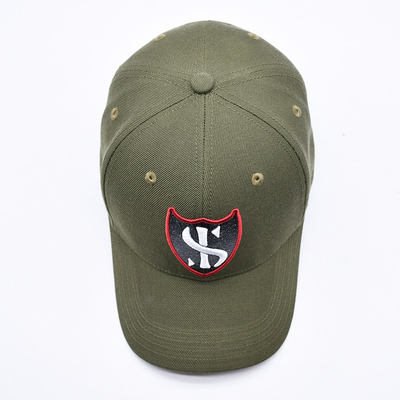 Προσαρμοσμένο προμηθευτής Gorras Sports 6 Panel πράσινο καπέλο μπέιζμπολ υψηλής ποιότητας 3d κέντρα μπέιζμπολ καπέλο