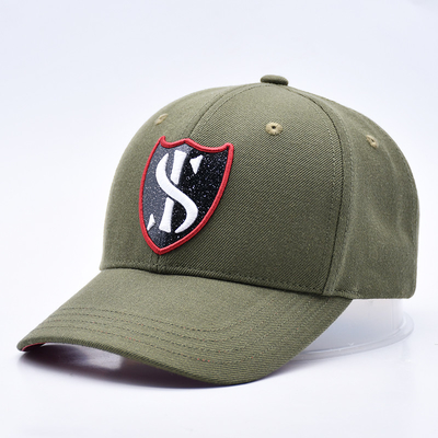Προσαρμοσμένο προμηθευτής Gorras Sports 6 Panel πράσινο καπέλο μπέιζμπολ υψηλής ποιότητας 3d κέντρα μπέιζμπολ καπέλο